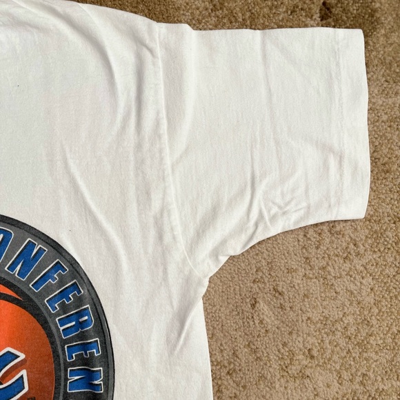 Vintage 1995 NBA x Orlando Magic Champs Graphic Single Stitch Tee, Mens M, White - Picture 3 of 6